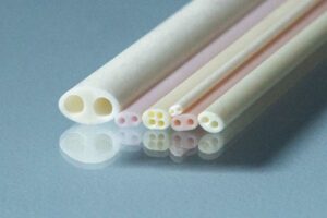 Alumina two bore oval tubes Alumina two bore oval tubes