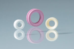 Alumina ceramic double flanged eyelets Alumina Ceramic Double Flanged Eyelets