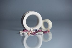 Alumina ceramic eyelets in multiple sizes Alumina Ceramic Eyelets
